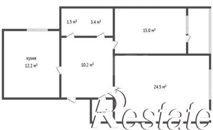 2-комн квартира Ботанический переулок, 47А,  д. 47А