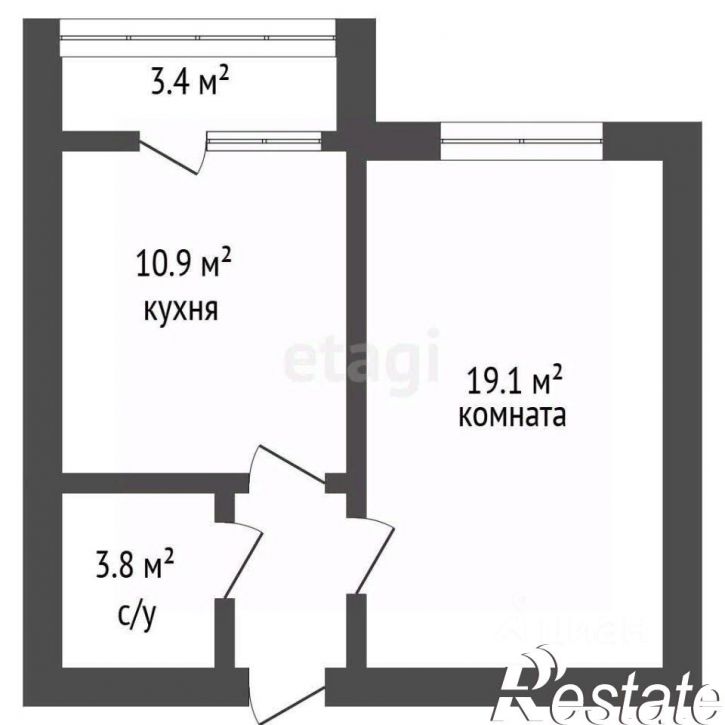 1-комн квартира улица Шидловского, 28,  д. 28