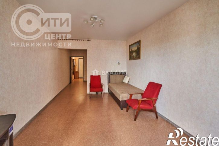 1-комн квартира улица Космонавтов, 23В,  д. 23В