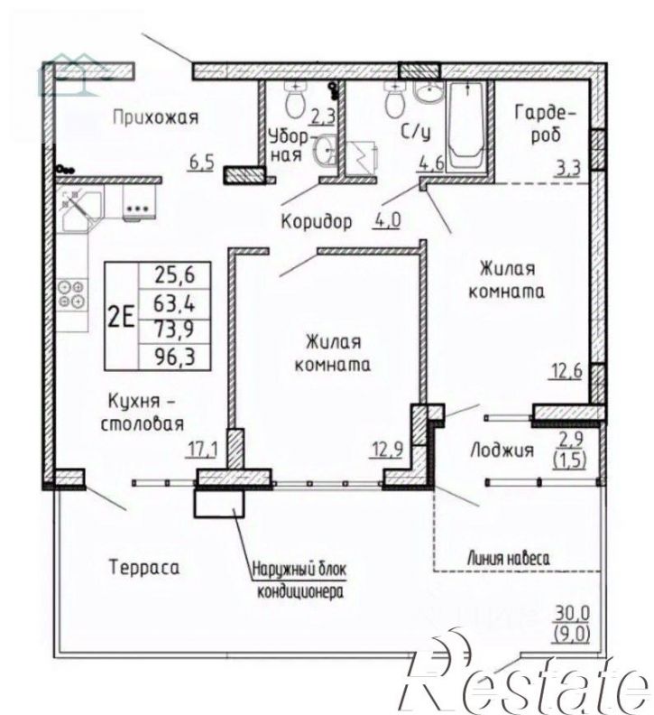 2-комн квартира бульвар Содружества, 1,  д. 1