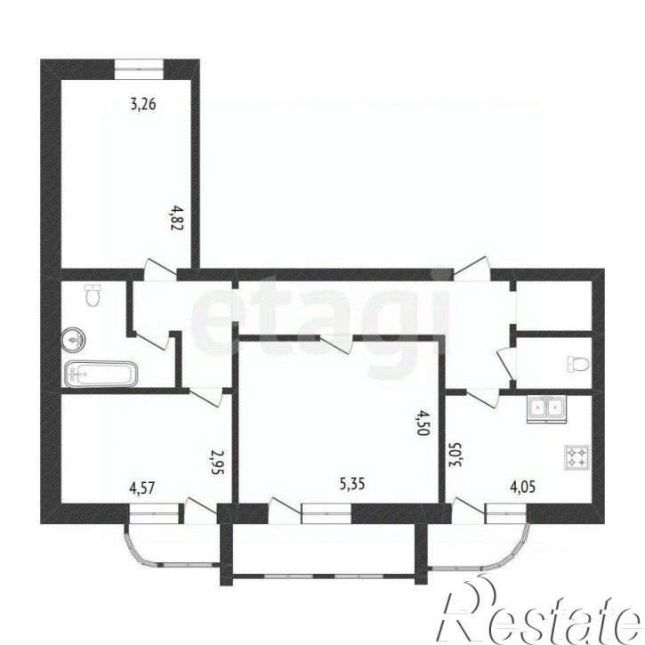 3-комн квартира бульвар Победы, 49,  д. 49