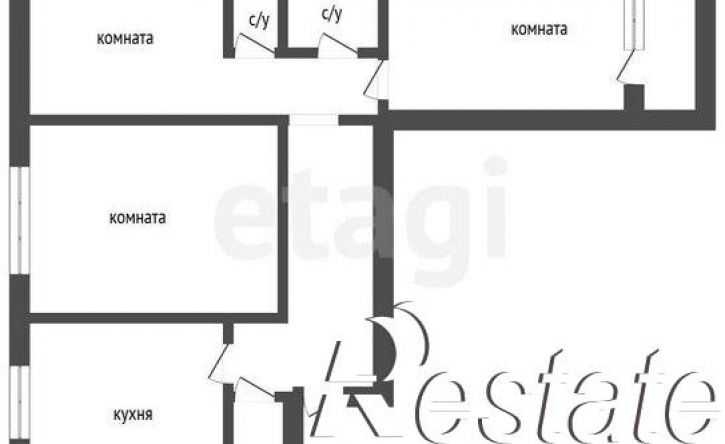 3-комн квартира улица Хользунова, 60,  д. 60