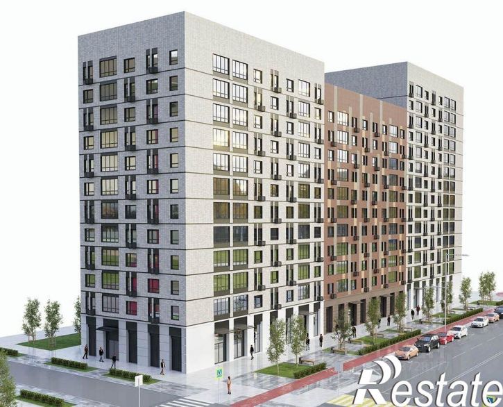 2-комн квартира в новом доме Ленинградская улица, поз. 7,  д. поз. 7