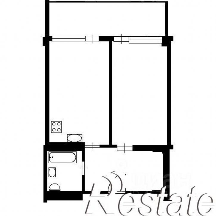 1-комн квартира Московский проспект (дублёр), 85,  д. 85