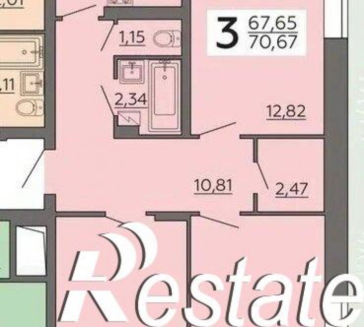 3-комн квартира улица Независимости, 78 к3,  д. 78 к3