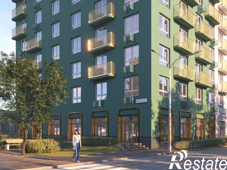 1-комн квартира в новом доме улица Циолковского, 26 стр.,  д. 26 стр.