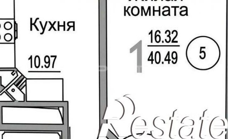 1-комн квартира улица Суворова, 122В,  д. 122В