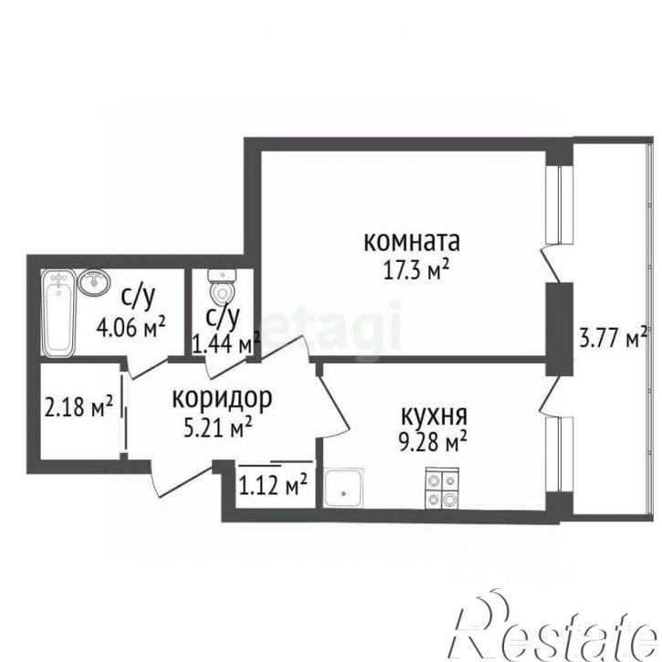 1-комн квартира улица Независимости, 84/5,  д. 84/5