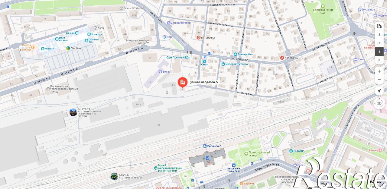 Купить гараж, место в паркинге за 789 567 рублей на улица Свердлова, 5