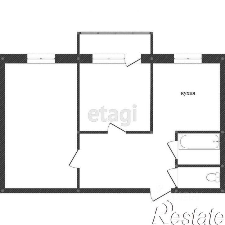 2-комн квартира Багряная улица, 14Л,  д. 14Л