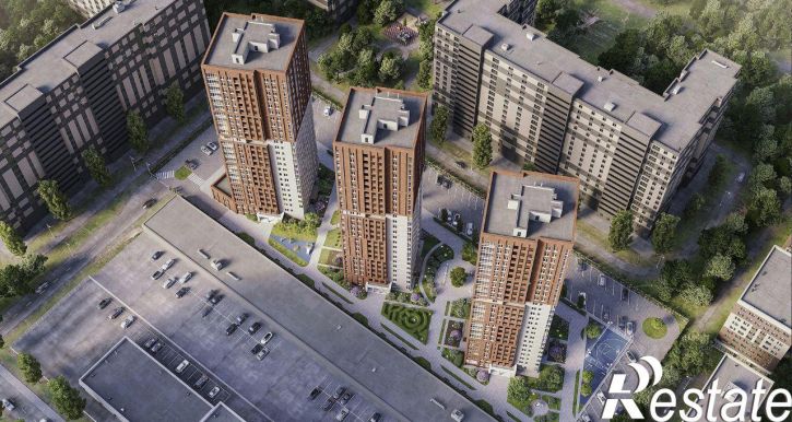 1-комн квартира в новом доме улица Кривошеина, 13/14,  д. 13/14