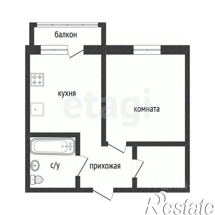 1-комн квартира улица Независимости, 78 к1,  д. 78 к1