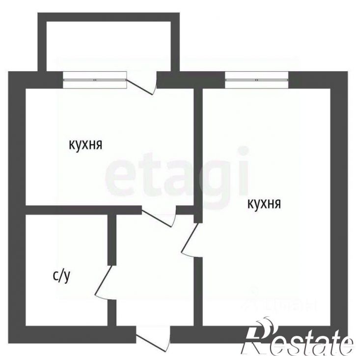 1-комн квартира улица Туполева, 33,  д. 33