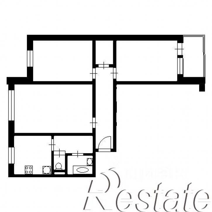 3-комн квартира улица 9 Января, 241/8,  д. 241/8