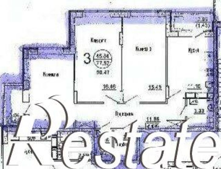 3-комн квартира в новом доме улица 45-й Стрелковой Дивизии, 257,  д. 257