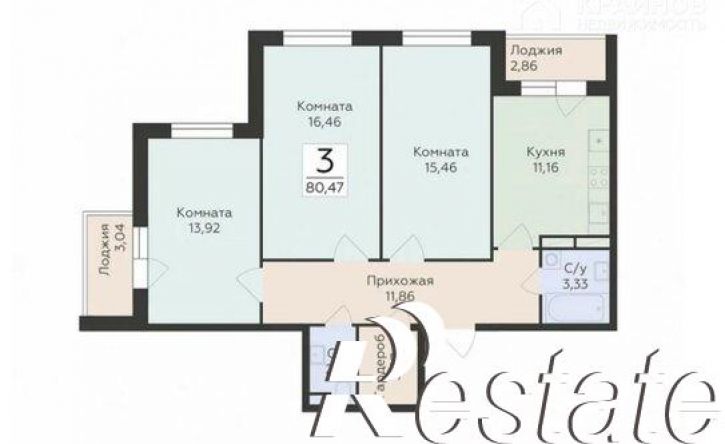3-комн квартира в новом доме улица 45-й Стрелковой Дивизии, 257,  д. 257