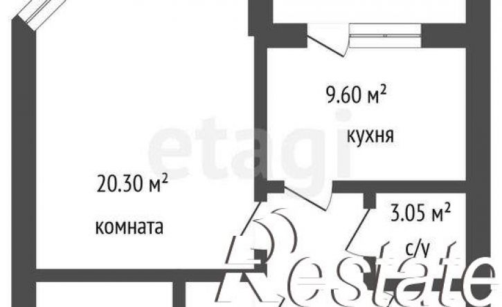 1-комн квартира улица Артамонова, 4Д,  д. 4Д
