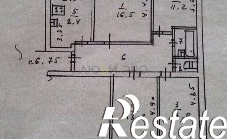 4-комн квартира улица Писарева, 17Б,  д. 17Б