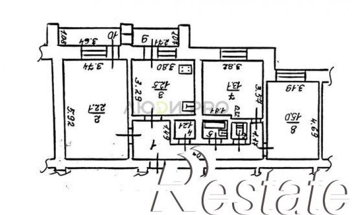 3-комн квартира Московский проспект, 119,  д. 119
