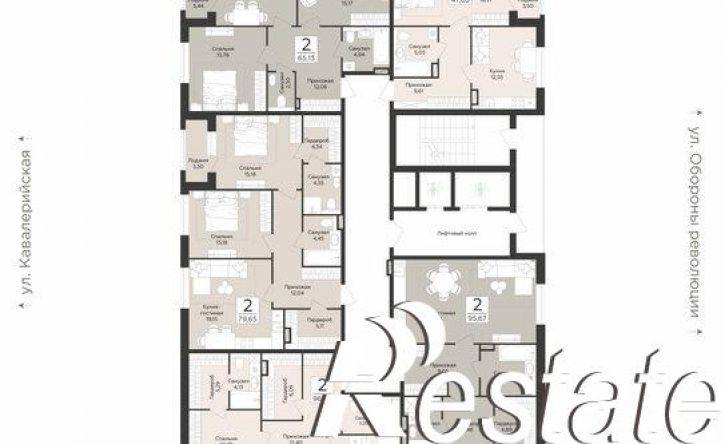 2-комн квартира в новом доме набережная Массалитинова, 1/1,  д. 1/1