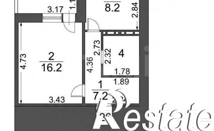 1-комн квартира Газовый переулок, 15Б,  д. 15Б