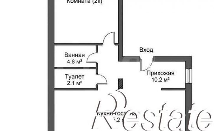 2-комн квартира улица 25 Января, 22,  д. 22
