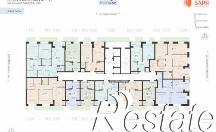1-комн квартира в новом доме Ленинградская улица, 29 б,  д. 29 б