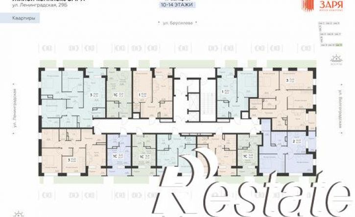 1-комн квартира в новом доме Ленинградская улица, 29 б,  д. 29 б