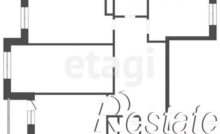 3-комн квартира улица Перевёрткина, 1/2,  д. 1/2