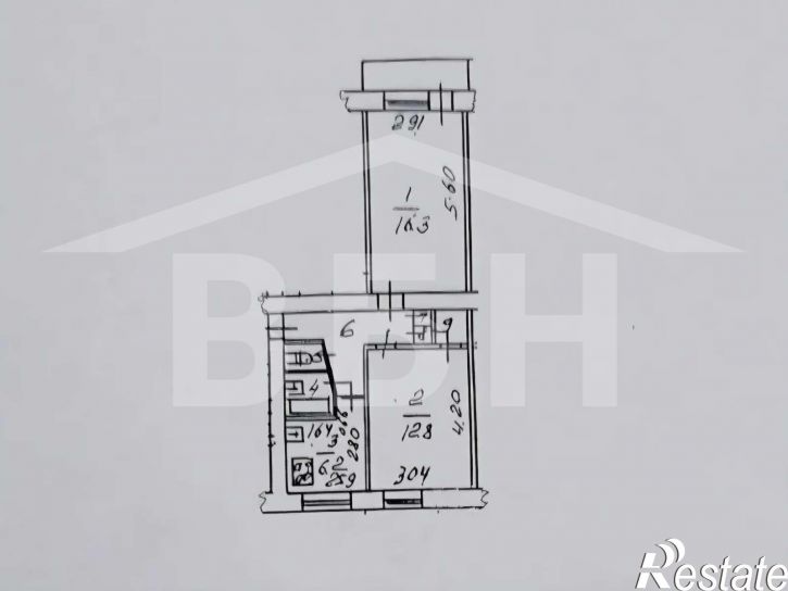 2-комн квартира Любы Шевцовой улица, 5