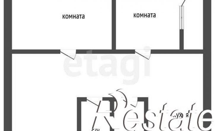 2-комн квартира Ольховый переулок, 2Б,  д. 2Б