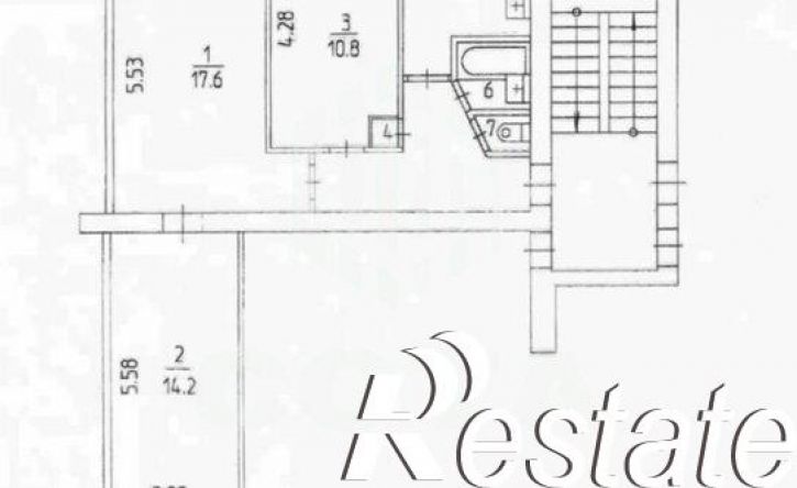 3-комн квартира улица Остужева, 1,  д. 1
