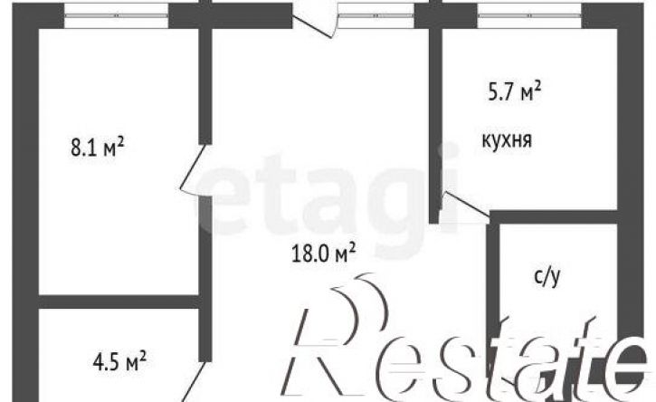 2-комн квартира Ярославская улица, 24,  д. 24