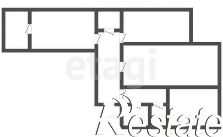 3-комн квартира улица Берег реки Дон, 26/1,  д. 26/1