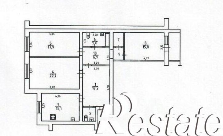 3-комн квартира Беговая улица, 2/3,  д. 2/3