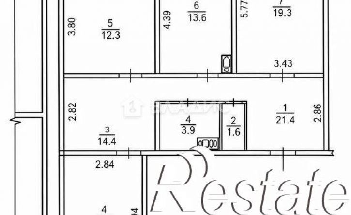 3-комн квартира проспект Труда, 72,  д. 72