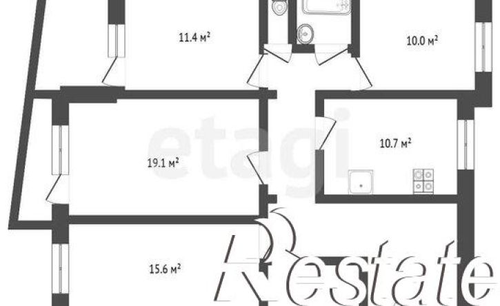4-комн квартира бульвар Победы, 8,  д. 8