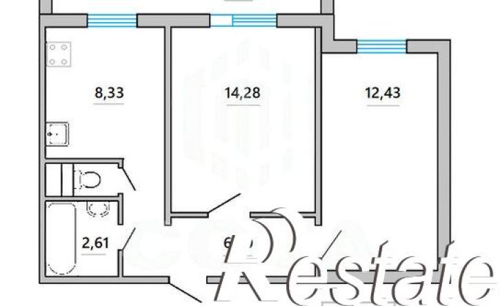 2-комн квартира Керамическая улица, 31,  д. 31