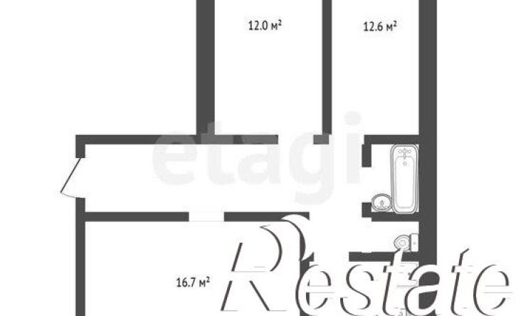 3-комн квартира улица Перевёрткина, 39,  д. 39