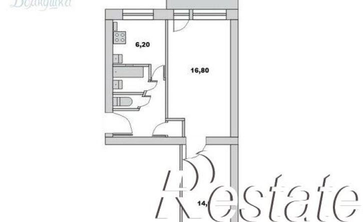 2-комн квартира улица Челюскинцев, 136,  д. 136