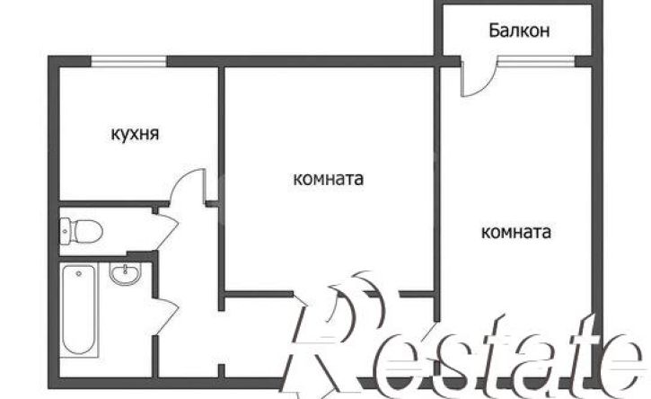 2-комн квартира улица Юлюса Янониса, 9,  д. 9
